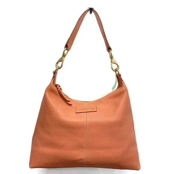 Dooney Bourke Terra Cotta Leather Large Hobo - Picture 1 of 8